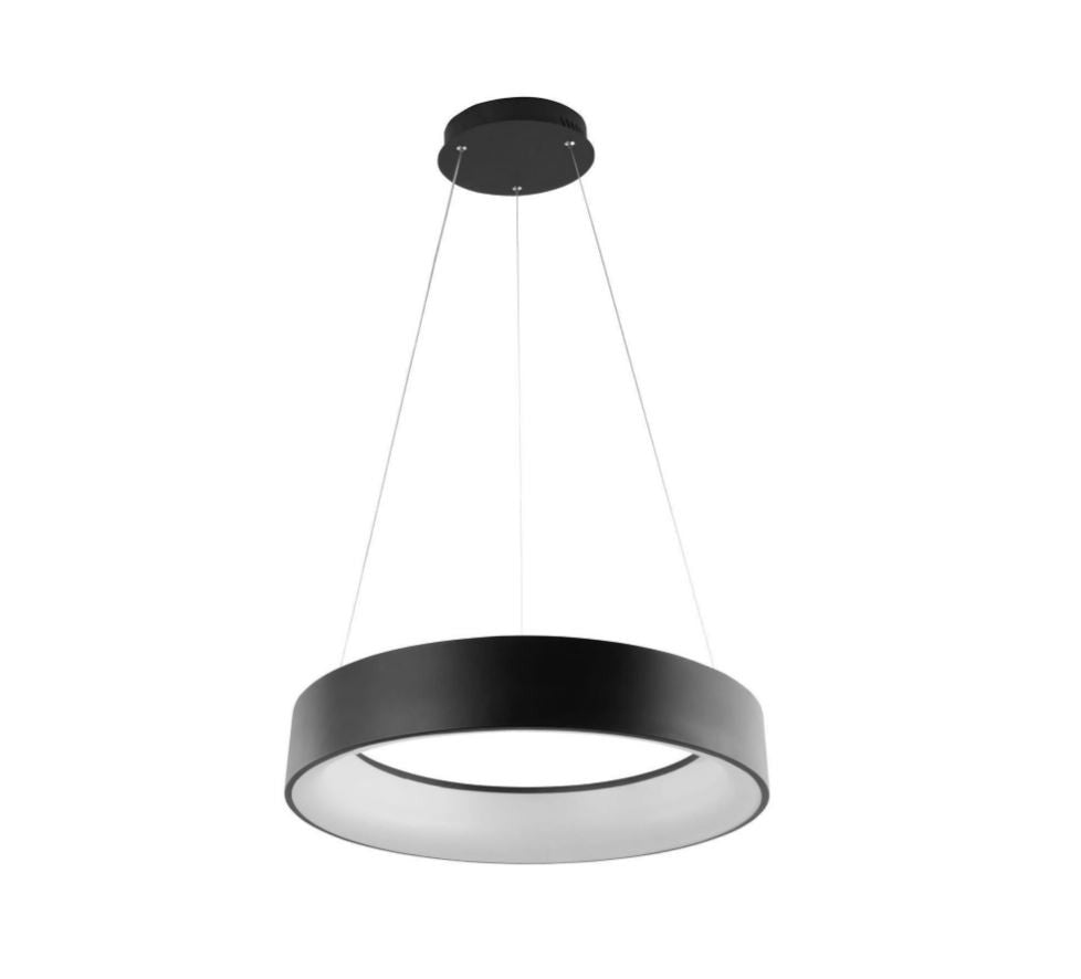 Sospensione LED circolare in alluminio bianco-nero-oro e diffusore in acrilico 60W CCT BEST SELLER 2025 Sospensione LED circolare in alluminio bianco-nero-oro e diffusore in acrilico 60W CCT BEST SELLER 2025